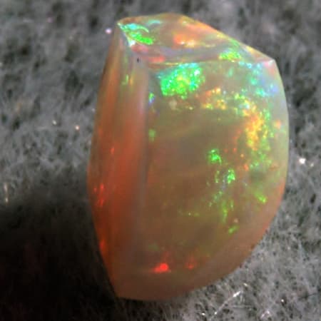 1.1 cts. Bright Color Play White Opal (pre-polished)