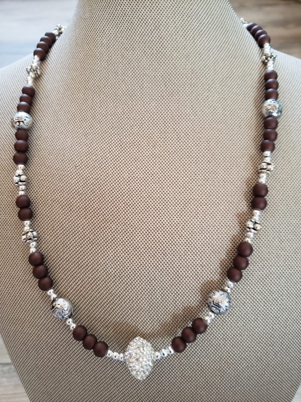 Set Beaded Necklace and Earrings - Image 4