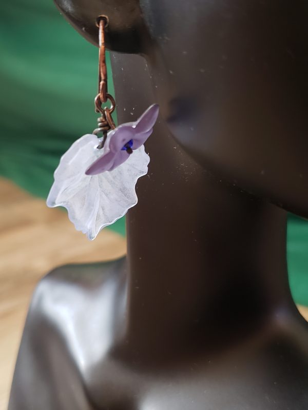 Flower Crystal Earrings - Image 6