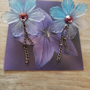 Flower Crystal Earrings