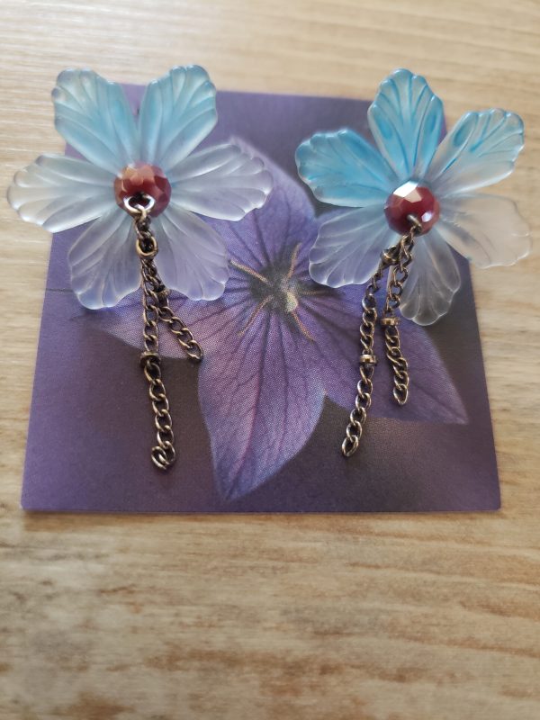 Flower Crystal Earrings