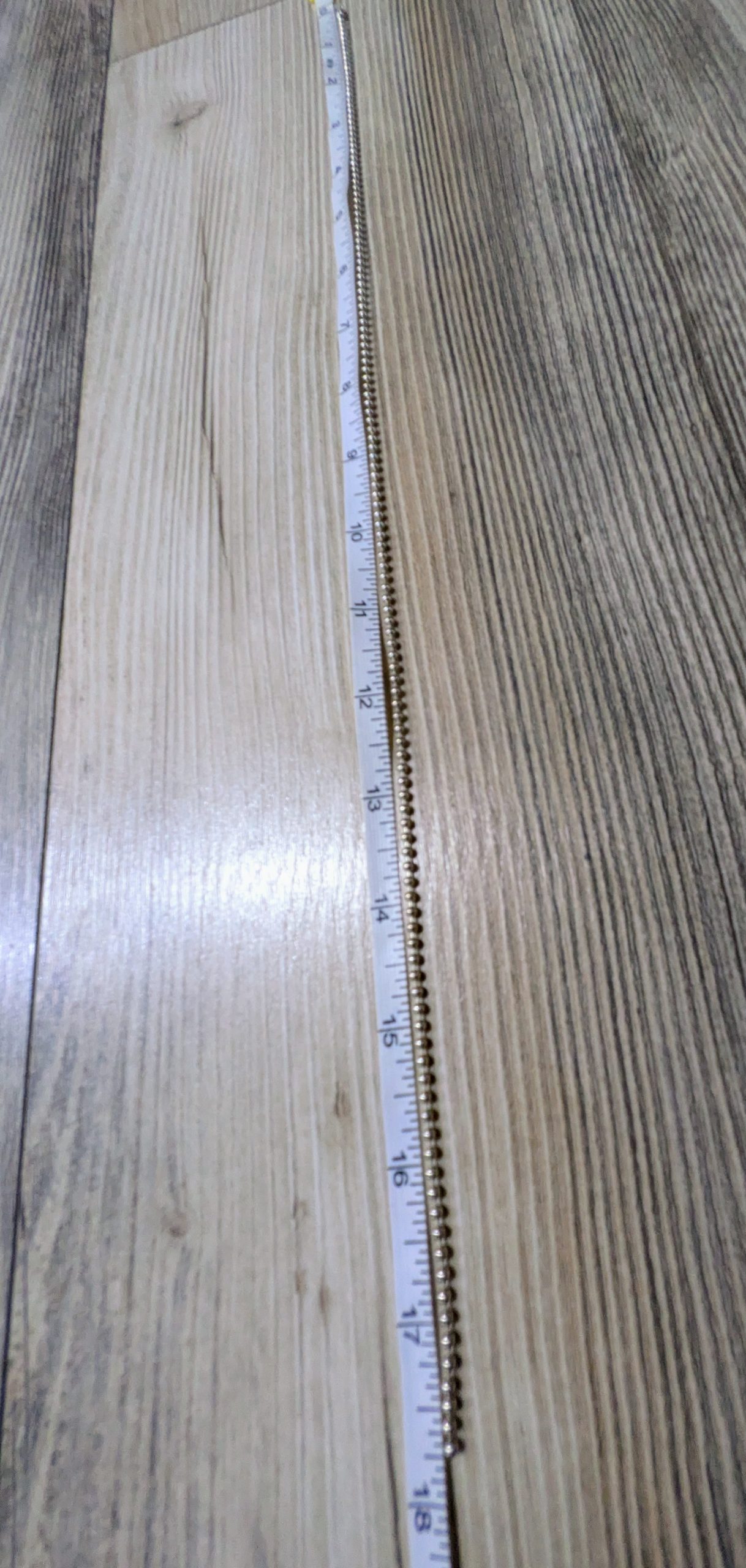 Sterling Silver Ball Chain lenght measurement