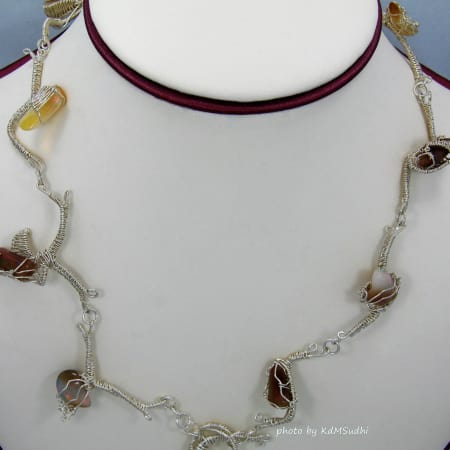 Wild Branches Opal Necklace