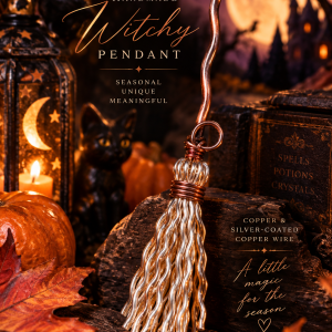 Handmade Witch’s Broom Pendant